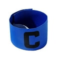 thumbnail image 3 of Soumake Adjustable Soccer Basketball Player Captain C Mark Armbands Elastic Sticker Practical, 3 of 5