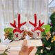 thumbnail image 1 of Pinzas para el cabello con astas navideñas, lindos y exquisitos pasadores para el cabello de reno de felpa para fiestas navideñas, fiestas de cumpleaños, cosplay, 17# PVC Santa Red Antlers, 1 of 5