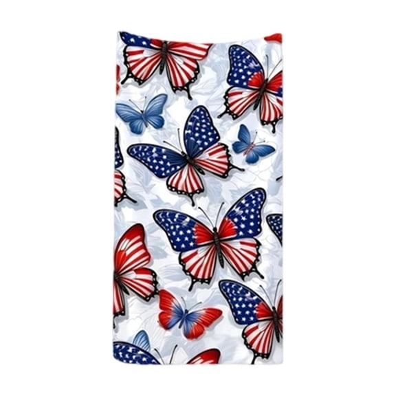Clearance! Patriotic USA Beach Towels, 63'' x 31.5'' 4th of July Large Fast-Dry Stars Stripes Towel for Independence Day Pool Bath Beach