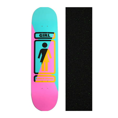 Girl 8.25 X 32 Inch Andrew Brophy 93 Til Skateboard Deck With Mob Grip (Best Girl Skateboard Deck)