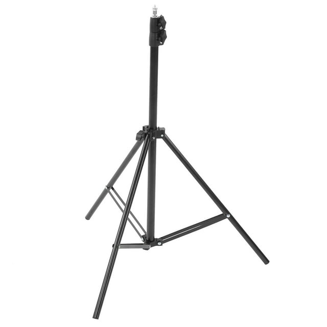 Light Holder, Black Light Stand, Metal for Live Broadcasting Beauty Photography Selfies