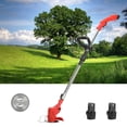 thumbnail image 3 of Wilitto 12V 2000mAh 2 Batteries 1 Charger Telescopic Rod Anti-slip Handle Weed Trimmer Cordless Electric Weed Lawn Eater Edger, 3 of 13