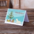 thumbnail image 2 of Westie Christmas Tree Greeting Cards and Envelopes Pack of 8, 2 of 2