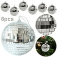 Yguping Reflective Mirror Ball Hanging Mini Mirror Disco Ball Car Disco