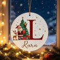 thumbnail image 6 of 2026 Christmas Home Party Decoration 26 Letters Round Acrylic Christmas Ornament Set Personalized Alphabet Round Pendant DIY Custom Christmas Tree Hanging Decorations Festive Round Pendant, 6 of 6