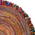 thumbnail image 4 of SAFAVIEH Cape Cod Victoria Geometric Area Rug, Ivory/Red, 8' x 8' Round, 4 of 6
