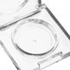 thumbnail image 4 of 3 cajas vacías para sombra de ojos, organizador de cosméticos, contenedor, paleta de sombra de ojos, organizador transparente con tapa, contenedor redondo con tapa, 4 of 5