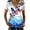 Light Blue, variant on Women's 250 Anniversary USA Shirt 250th Anniversary USA Shirt V Neck Patriotic 4th of July Shirts, Red M
