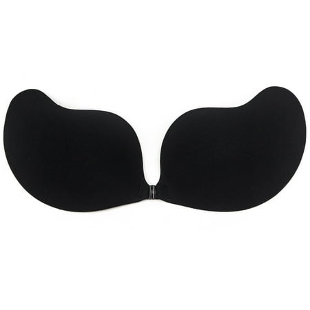 LELINTA Women's Strapless Invisible Bras Silicone Invisible Bras Self Adhesive Sexy Backless Push Up Bra (Best Push Up Bras 2019)