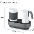 thumbnail image 2 of Espressor Machine Coffee Maker, with Milk Froth All-in-One Espresso Combination, Latte Cappuccino Macchiato Electric Moka Pot, One Click Smart Operation（8.66"）, 2 of 4