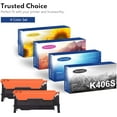 thumbnail image 3 of CLT-K406S CLT-C406S CLT-M406S CLT-Y406S Toner Cartridges(4-Pack, BK/C/M/Y) Toner Replacement for Samsung CLP-365 365W 360 CLX-330x Series Xpress C46x C41x Series Printe, 3 of 7