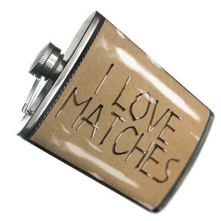 

NEONBLOND Flask I Love Matches Matches Burning On Fire