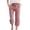 Red, variant on Generic Girls' Gingham Capris Linen Pant Wide Leg High Waist Drawstring Elastic Waist Casual Plaid Trousers Cute Checkered Sweatpant