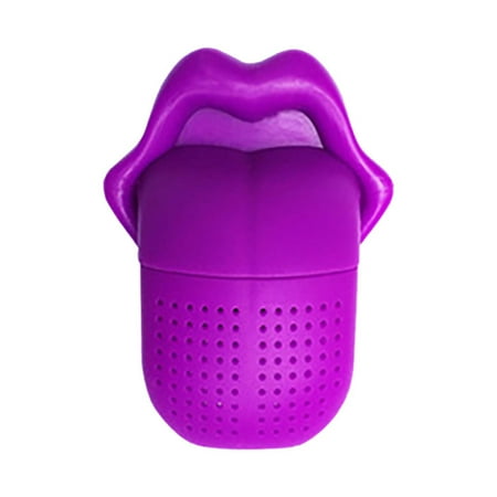 

RBCKVXZ Kitchen Supplies April-Fool s Day Trickster Silicone Tea Maker Big Red Lip Tongue Silicone Tea Filter Kitchen Essentials