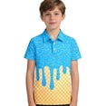 thumbnail image 4 of Shadoumai Classic Button Down Collar Shirt For Boys Summer Casual Wear With Refreshing Ice Print Design, 4 of 6