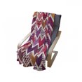 thumbnail image 3 of Chevron Soft Flannel Fleece Throw Blanket, Colorful Arrow Motifs Chevron Lines Geometrical Patchwork Inspired Pattern Cubes, Cozy Plush for Indoor and Outdoor Use, 50" x 60", Multicolor, by Ambesonne, 3 of 5