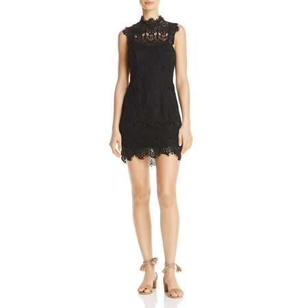 Free People Womens Cora Daydream Lace Open Back Party Dress