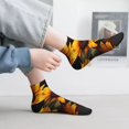 thumbnail image 2 of Pofeuu Vibrant Sunflower Blooms Print 30cm Socks, Adult Running Hiking Socks for Youth and Adult, 2 of 7