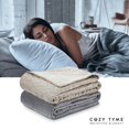 thumbnail image 1 of Cozy Tyme Davu Weighted Blanket - 25 Pound Quilted Cover 60"x 80" Taupe, 1 of 10