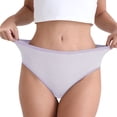 thumbnail image 1 of HUITKMM sous-Vêtements Femme Culottes en Soie Glacée Sans Traces à Quatre Couches Absorbantes et Anti-Fuites Post-Partum, 1 of 3