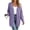 A02 Purple, variant on Women’s Open Front Cardigan Sweater, Long Sleeve Knit Cardigan with Pockets, Lightweight Casual Draped Coatigan Jacket for Fall Winter Spring
