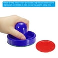 thumbnail image 4 of 96mm Air Hockey Pushers 2 Colors with Pads and 4Pcs Air Hockey Pucks, Handles Paddles Replacement Accessory, 4 of 6