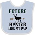 thumbnail image 3 of Inktastic Hunting Future Hunter Like Dad Boys or Girls Baby Bib, 3 of 4