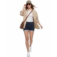 thumbnail image 6 of NY Threads Jean Shorts for Women Mid Rise Denim Shorts with Folded Hem, 33, Dark Blue, 6 of 7