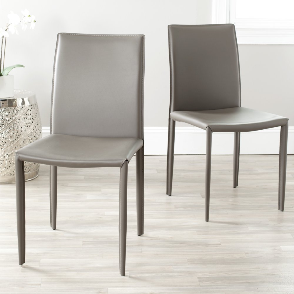 Safavieh Karna Modern Fully Upholstered Dining Chair, Set of 2