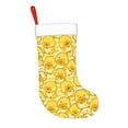 thumbnail image 2 of Salouo Cool Duck With Yellow Strip Print Christmas Stockings,Large Xmas Stocking Set of 1 Holiday and Farmhouse Stocking for Christmas Holiday Party Decoration(17.7*11 Inch), 2 of 7