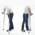 thumbnail image 3 of Forearm Elbow Crutch Aluminium Portable Stretchable High Load Capacity Elbow Forearm Walking Stick, 3 of 6