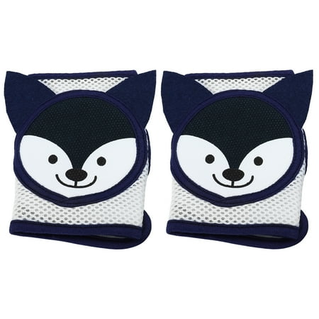 

HEMOTON 2pcs Baby Knee Protector Cartoon Anti-slip Knee Pads Baby Crawling Knee Pad