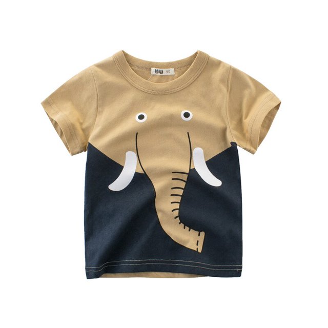 2023 verano niños camiseta de dibujos animados 3D para niño Animal estampado dinosaurio tiburón niños camiseta niñas Tops camisetas dibujos animados niños ropa Tan Jianjun unisex