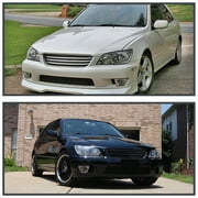 Spec-D Tuning Chrome Clear Headlights Front Lamps Compatible with 2001-2005 Lexus Is300 L+R Pair Head Light Lamp Assembly