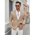 thumbnail image 3 of COOFANDY Men's Casual Blazer Regular Fit Lightweight Two Button Sport Coat Suit Jacket, 3 of 5