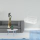 thumbnail image 2 of Figura decorativa ligera de una mujer tribal africana, ideal para el hogar, hoteles, con cestas colgantes, estantes flotantes y organizador de baño me, 2 of 8
