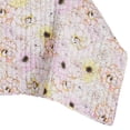 thumbnail image 3 of Milan 2 Piece Microfiber Blooming Flower Pattern Twin Quilt Set, White and Pink, 3 of 5
