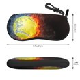 Sigee Tennis Ball On Fire And Water for Soft Eyeglass Cases for Women