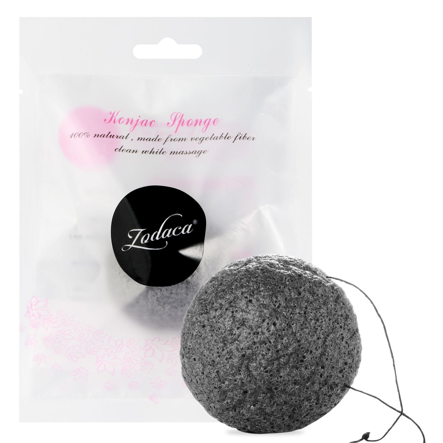 Zodaca 100 Natural Konjac Body Facial Exfoliate Cleansing Face Sponge