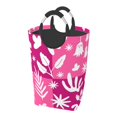 thumbnail image 1 of XMXY Pink Freedom Rectangular Laundry Basket Organizer,Collapsible Tall Clothes Hampers for Laundry with Handles, 1 of 6