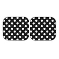 thumbnail image 7 of Goofa Black and White Polka Dot Pattern 2 Piece Car Windshield Sun Shade Foldable | Front Windshield Shade for Sun, Heat and UV Rays | Sunshade for Car Front Window-Large, 7 of 7