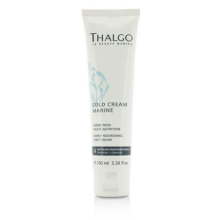 Thalgo Cold Cream Marine Profondément Crème nourrissante Foot - Sèches, pieds très secs (Salon Size) 100 ml / 3,38 oz