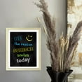 thumbnail image 2 of Designs ByLITA Be The Reason Someone Smiles Today, 5 x 7 Wooden Wall Print (Framed) | Motivational Home Decor, 2 of 7