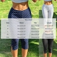 thumbnail image 3 of Karymi Jean Shorts Womens Dot Print High Waist Split Hem Capri Leggings, Stretch Slim Fit Knee Length Cropped Yoga Pants, Seamless Bodycon Athletic Trousers Jeans for Women, 3 of 7