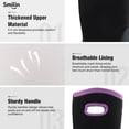 thumbnail image 6 of SMILIN Rain Boots for Women, Anti-slip Mid Calf Women Mud Boots, Purple, Size 7, 6 of 10
