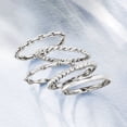 thumbnail image 5 of Ross-Simons Sterling Silver Jewelry Set: 5 Stackable Rings, Women's, Adult, 5 of 6