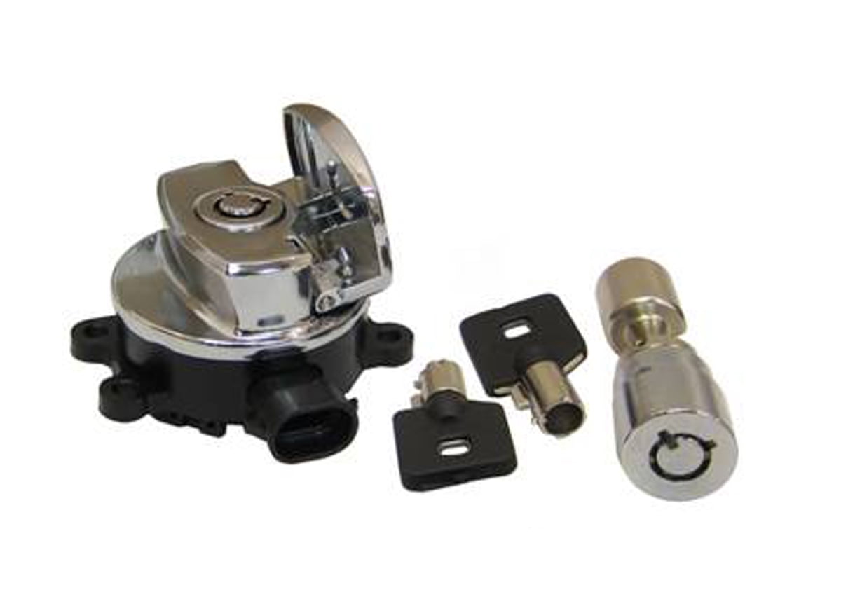 Chrome Ignition Key Switch,for Harley Davidson,by V-Twin Chrome Ignition Key Switch,for Harley Davidson,by V-Twin