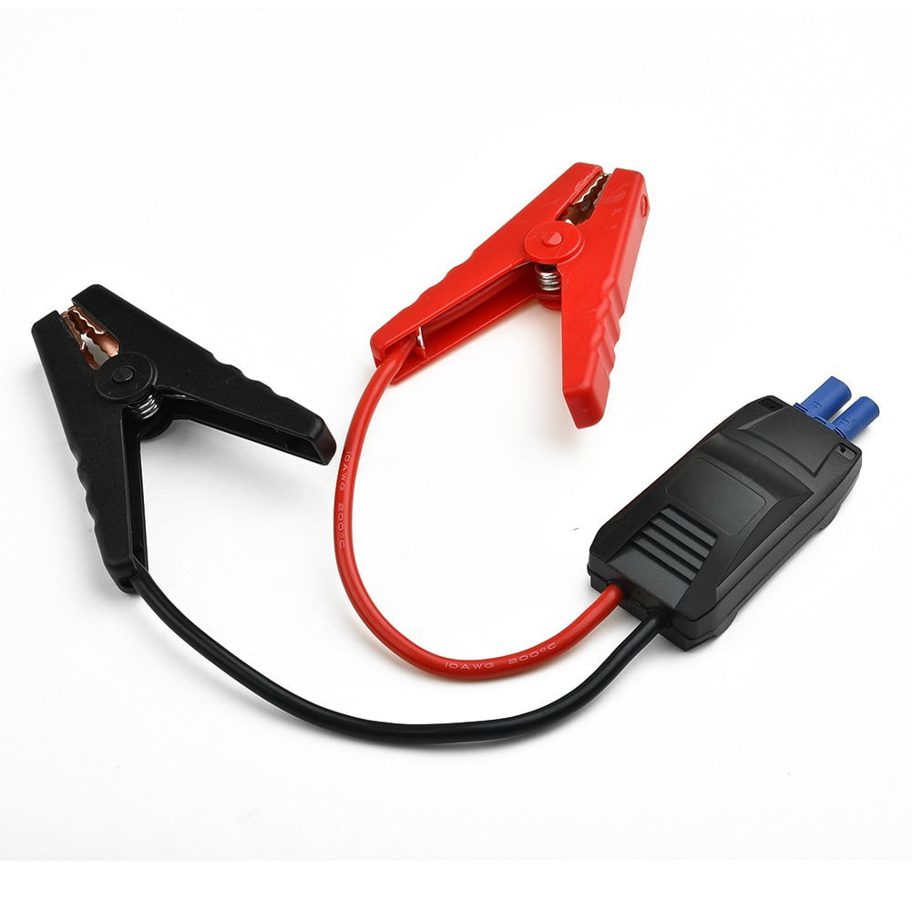 Intelligent Alligator Clamps Smart Jumper Cables with Car Battery Charger Clamps Emergency Jump Starter Kit for 12V Vehicle 