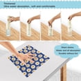thumbnail image 3 of Yayeee 6 Pack Kitchen Dish Cloths Set for Washing Soft Drying Absorbent Microfiber Towels, Elegant Daisy Pattern, 3 of 9
