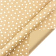 thumbnail image 1 of Hbdhejl Retro Brown Paper Snowflake Christmas Gift Wrapping Paper Pom Star Extra White Gift Box Wrapping Paper, 1 of 3